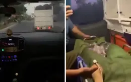 Xử lý nghiêm tài xế không nhường đường cho xe cứu thương chở người bị vỡ gan