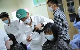 Những mái tóc trao tặng bệnh nhân ung thư trong ngày 20/10