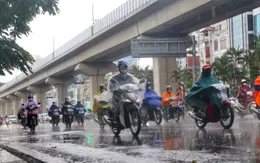 Không khí lạnh tăng cường gây mưa dông khu vực Bắc Bộ