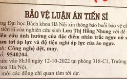 Trường ĐH Bách khoa Hà Nội lý giải tên luận án tiến sĩ về áo ngực gây xôn xao