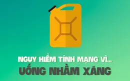Bé gái nguy kịch vì uống nhầm xăng