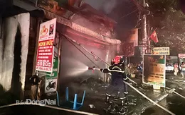 Cháy tiệm sửa xe trong đêm, nhiều tài sản bị thiêu rụi