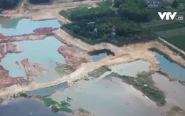 Khai thác cát, sỏi thay đổi hiện trạng lòng sông