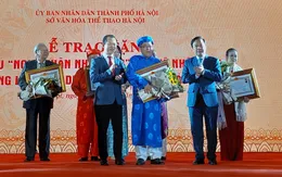 Hà Nội: Vinh danh 66 Nghệ nhân Nhân dân, Nghệ nhân Ưu tú lĩnh vực di sản văn hóa phi vật thể