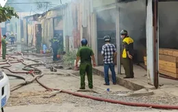 Cháy lớn tại công ty, nhiều tài sản bị thiêu rụi