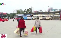 Bến xe hoạt động trở lại sau kỳ nghỉ Tết