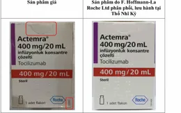 Cảnh báo thuốc giả dùng trong bệnh xương khớp xuất hiện trên thị trường