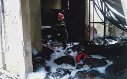 Cháy xưởng may 300m2 ở Hà Nội, 1 người tử vong