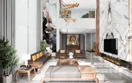 R Cộng: Niềm đam mê với lối sống tinh tế cùng nội thất gỗ óc chó