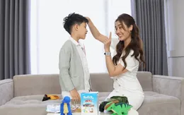 Diễn viên Huyền Lizzie bật mí bí quyết giúp con phát triển chiều cao nổi bật