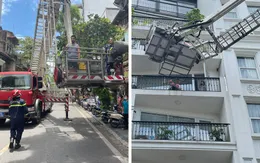 Cháy khách sạn trên phố cổ Hà Nội