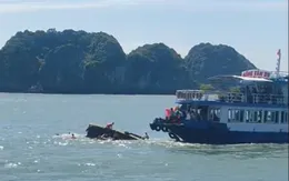 Va chạm tàu du lịch trên vịnh Lan Hạ, 1 nữ du khách tử vong