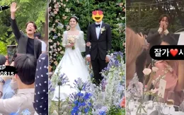 Yonghwa (CNBLUE) và Lee Sang Yoon phát biểu tại hôn lễ của Jang Na Ra