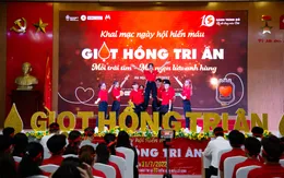 Khai mạc ngày hội hiến máu "Giọt hồng tri ân" lần thứ 12
