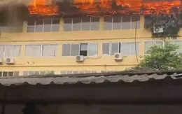 Hà Nội: Cháy lớn tại 109 Trường Chinh