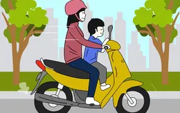 Vô tình vặn tay ga xe máy, bé 4 tuổi bị tai nạn nguy kịch