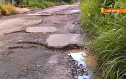 Nguy cơ tai nạn do đường xuống cấp nghiêm trọng
