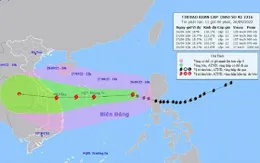 Bão số 4 di chuyển nhanh, có xu hướng mạnh lên