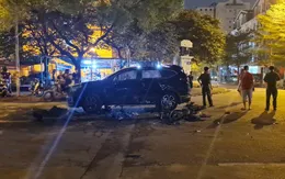 Lái xe ô tô gây tai nạn liên hoàn ở Hà Nội có nồng độ cồn vượt mức kịch khung