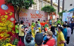 Đường hoa Xuân đặc biệt tại Bệnh viện Chợ Rẫy