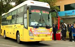 Xe miễn phí đưa hàng nghìn công nhân về quê đón Tết