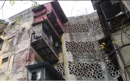 Nguy hiểm tiềm ẩn trong những khu tập thể cũ xuống cấp nghiêm trọng giữa Thủ đô