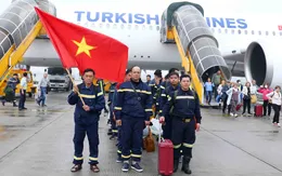 Đoàn cứu hộ Bộ Công an trở về nước sau khi hoàn thành nhiệm vụ tại Thổ Nhĩ Kỳ