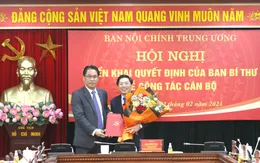 Ông Đặng Văn Dũng giữ chức Phó Trưởng Ban Nội chính Trung ương