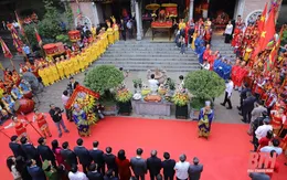 Lễ hội đền Bà Triệu đón nhận di sản văn hoá phi vật thể quốc gia