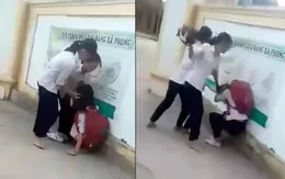 Xác minh đoạn clip nữ sinh THCS bị bạn học đánh hội đồng