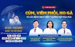 Tư vấn trực tuyến: "Cúm, viêm phổi, ho gà và các bệnh nguy hiểm thường gặp mùa mưa"