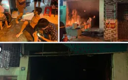 Kịp thời cứu 4 người mắc kẹt trong ngôi nhà cháy ở Hải Phòng