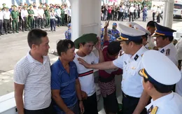 83 ngư dân Quảng Nam gặp nạn trên biển đã về tới đất liền