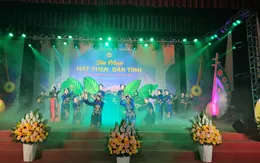 Hàng trăm nghệ nhân, diễn viên tham gia Liên hoan hát Then, đàn Tính lần đầu tại Bắc Giang