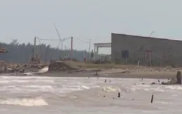 Trà Vinh công bố tình huống khẩn cấp sạt lở bờ biển và sụp, lún kè