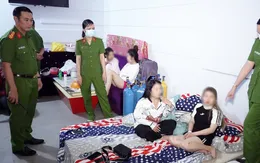 6 thanh niên ở Long Xuyên bị bắt quả tang sử dụng ma túy trong phòng trọ