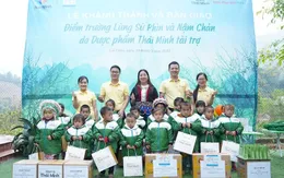 Bình Vị Thái Minh đồng hành tài trợ xây trường cho trẻ em vùng cao