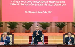 Chủ tịch nước Võ Văn Thưởng làm việc với Viện Kiểm sát nhân dân tối cao