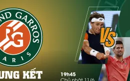 Chung kết đơn nam Roland Garros Djokovic - Casper Ruud duy nhất trên VTVcab