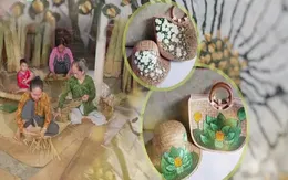 Những người phụ nữ dệt cỏ bàng ở Ba Chúc