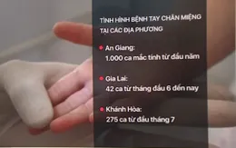 Bệnh chân tay miệng tăng mạnh tại nhiều địa phương