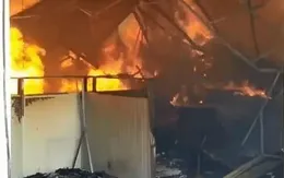 Ninh Bình: Cháy nhà xưởng, thiệt hại khoảng 1 tỷ đồng