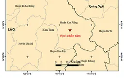 Động đất độ lớn 3.6 tại huyện Kon Plông, tỉnh Kon Tum
