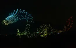 Drone - Đối thủ mới của pháo hoa truyền thống