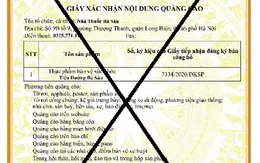 Giả mạo giấy tờ để quảng cáo bán sản phẩm Tiểu đường Bà Sáu