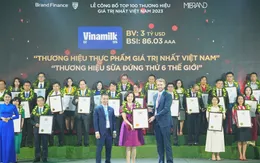 Giá trị thương hiệu Vinamilk thăng hạng đạt mốc 3 tỷ USD, khẳng định vị trí dẫn đầu ngành thực phẩm