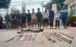 Ngăn chặn hàng chục thanh niên mang hung khí đi đánh nhau