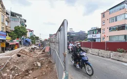 Dừng thi công mở rộng đường Âu Cơ trong 4 tháng