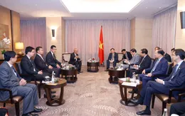 Chủ tịch Quốc hội Vương Đình Huệ tiếp Chủ tịch Hội hữu nghị Indonesia - Việt Nam