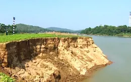 Liên tiếp sạt lở bờ sông tại Thanh Hóa